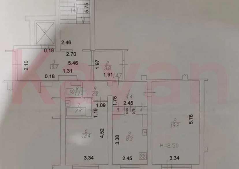 Продажа 2-комн. квартиры, 54 кв.м фото 13