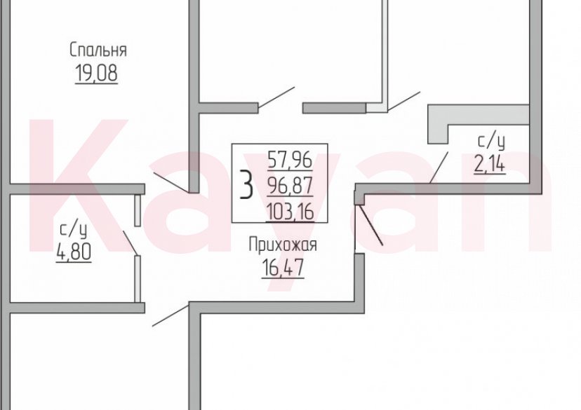 Продажа 3-комн. квартиры, 100 кв.м фото 2 Продажа 3-комн. квартиры, 100 кв.м фото 2