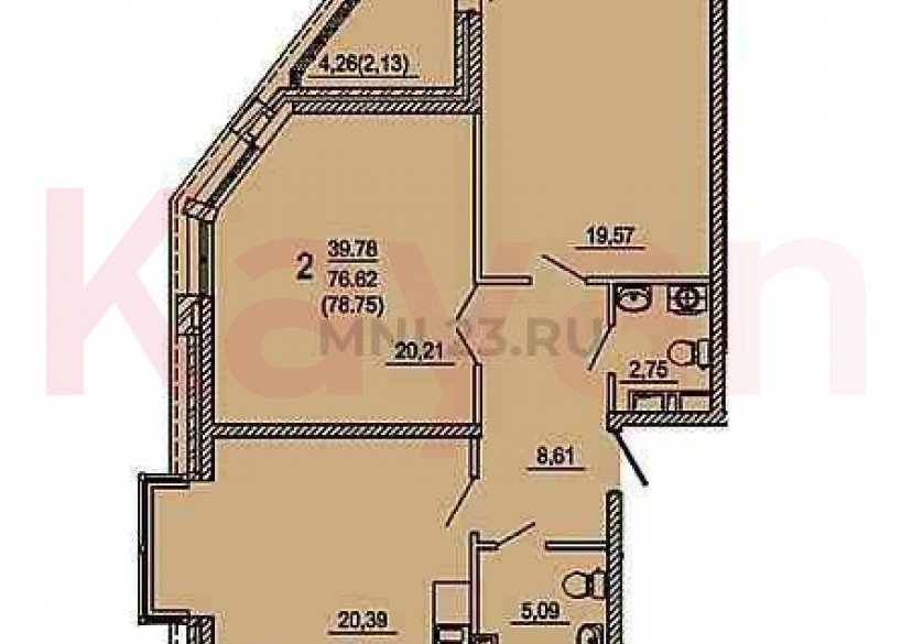 Продажа 2-комн. квартиры, 78.8 кв.м фото 30 Продажа 2-комн. квартиры, 78.8 кв.м фото 30