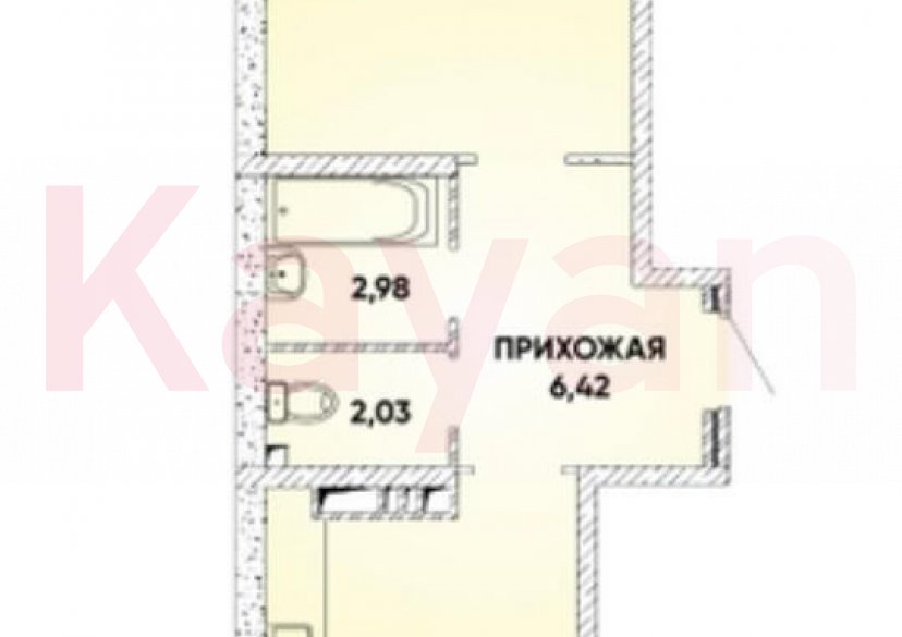 Продажа 1-комн. квартиры, 42.79 кв.м фото 14 Продажа 1-комн. квартиры, 42.79 кв.м фото 14