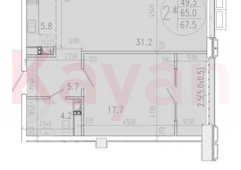 Продажа 2-комн. квартиры, 65 кв.м фото 0 Продажа 2-комн. квартиры, 65 кв.м фото 0