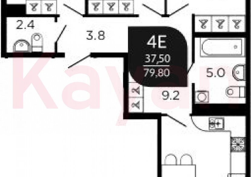 Продажа 4-комн. квартиры, 77.5 кв.м фото 0