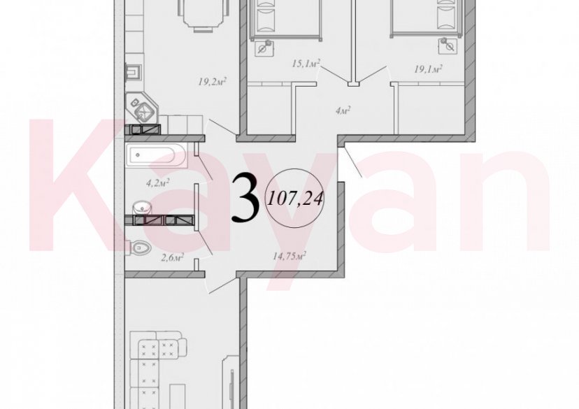 Продажа 4-комн. квартиры, 100.29 кв.м фото 0 Продажа 4-комн. квартиры, 100.29 кв.м фото 0