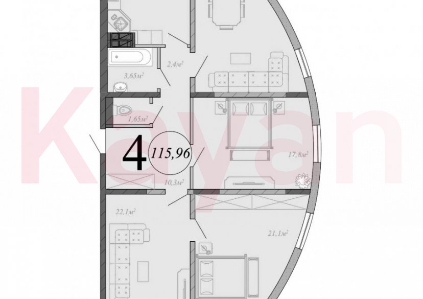 Продажа 4-комн. квартиры, 110.41 кв.м фото 0 Продажа 4-комн. квартиры, 110.41 кв.м фото 0