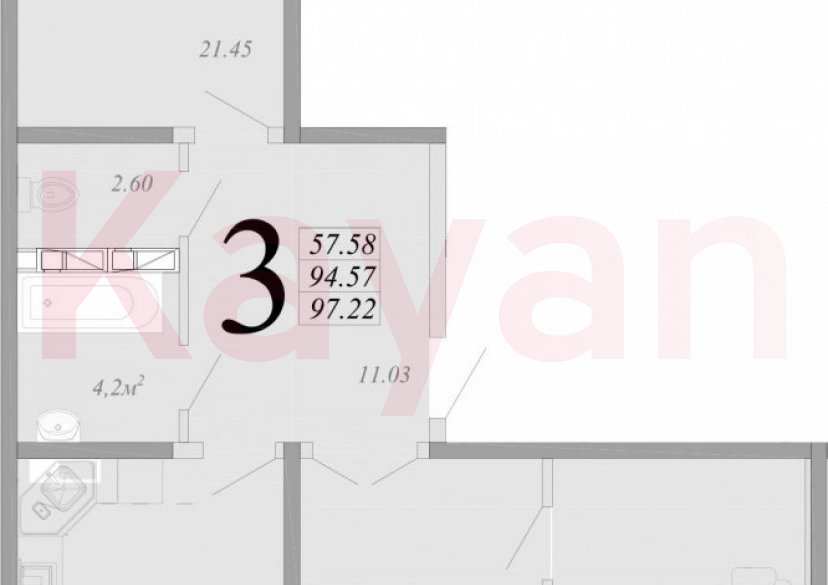 Продажа 4-комн. квартиры, 94.57 кв.м фото 0 Продажа 4-комн. квартиры, 94.57 кв.м фото 0
