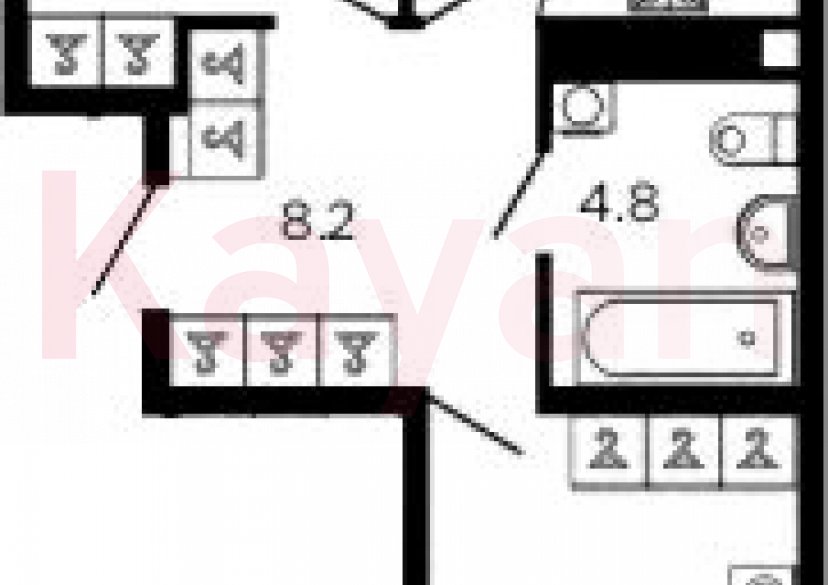 Продажа 2-комн. квартиры, 57.9 кв.м фото 0