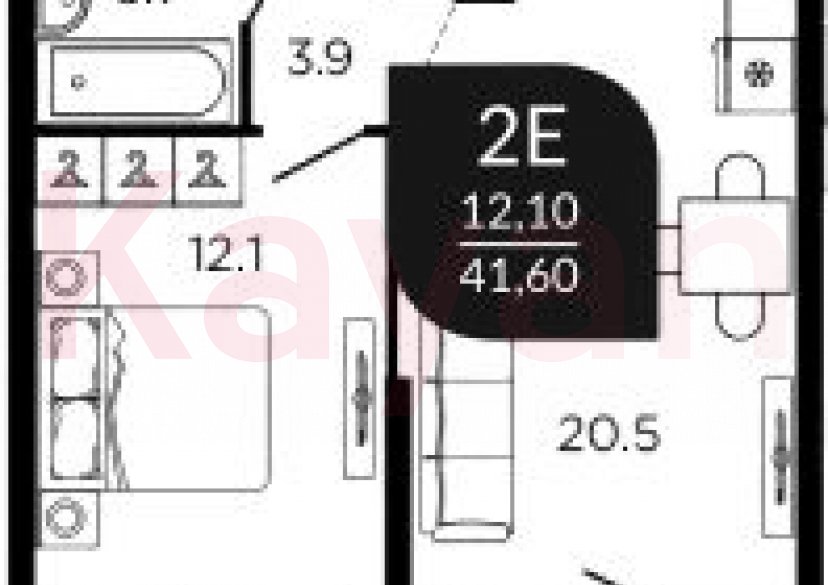 Продажа 2-комн. квартиры, 41.7 кв.м фото 0 Продажа 2-комн. квартиры, 41.7 кв.м фото 0
