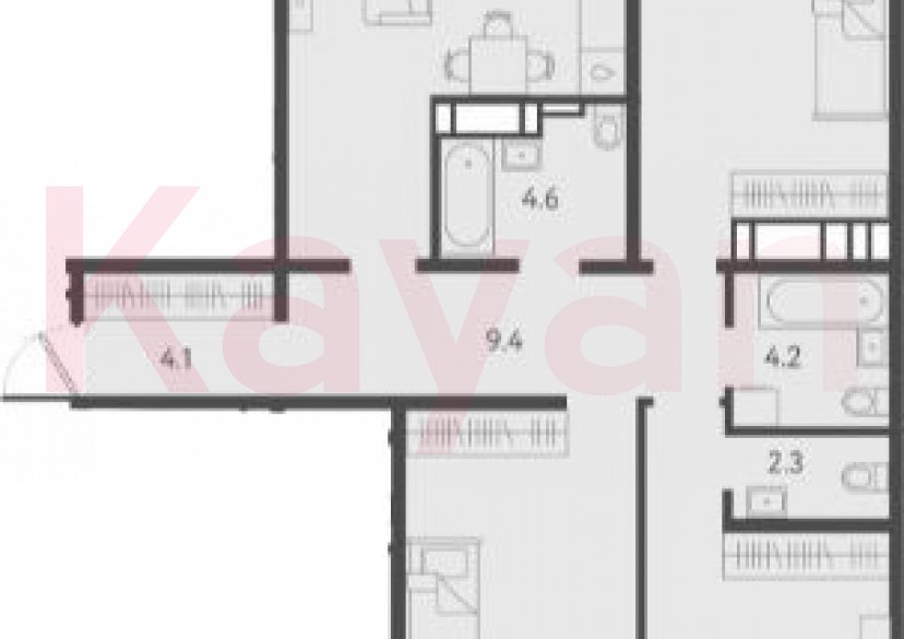 Продажа 4-комн. квартиры, 93.2 кв.м фото 0 Продажа 4-комн. квартиры, 93.2 кв.м фото 0
