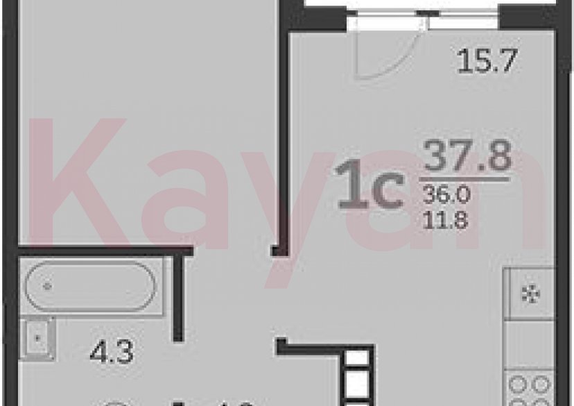 Продажа 2-комн. квартиры, 36 кв.м фото 0 Продажа 2-комн. квартиры, 36 кв.м фото 0
