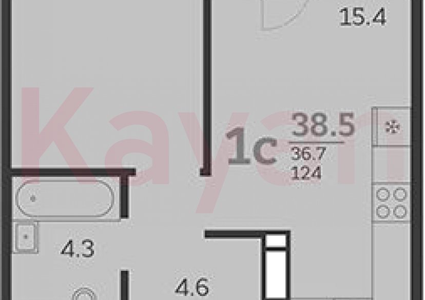 Продажа 2-комн. квартиры, 36.7 кв.м фото 0 Продажа 2-комн. квартиры, 36.7 кв.м фото 0