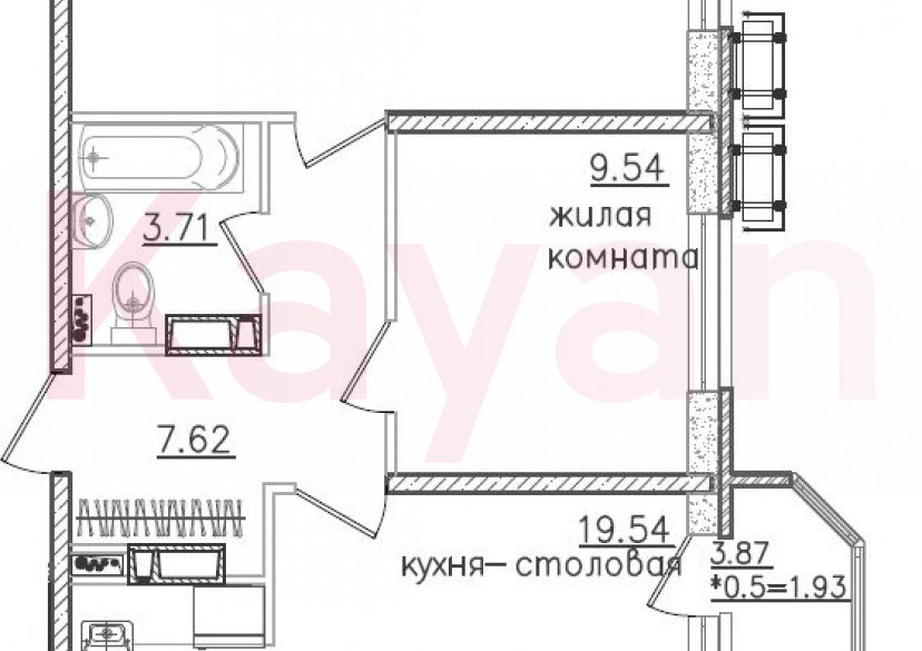 Продажа 3-комн. квартиры, 59.46 кв.м фото 0 Продажа 3-комн. квартиры, 59.46 кв.м фото 0