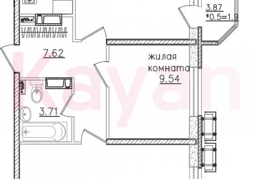 Продажа 3-комн. квартиры, 59.46 кв.м фото 0 Продажа 3-комн. квартиры, 59.46 кв.м фото 0