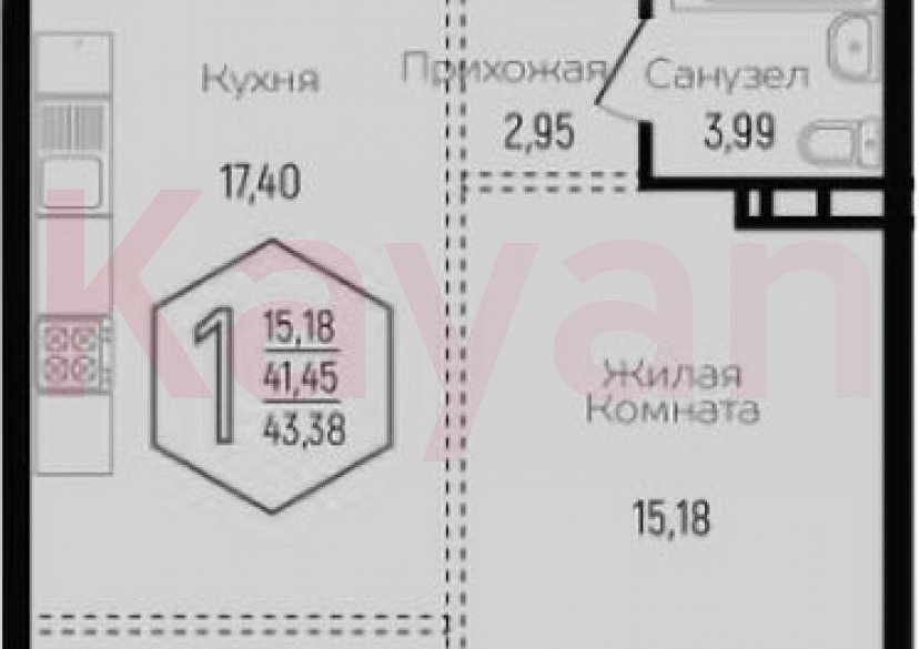 Продажа 2-комн. квартиры, 39.52 кв.м фото 0 Продажа 2-комн. квартиры, 39.52 кв.м фото 0
