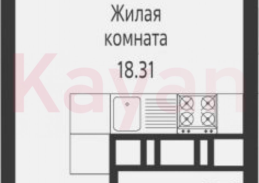 Продажа студии, 22.43 кв.м фото 0