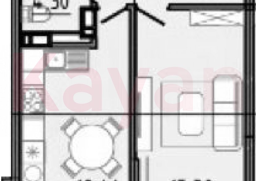 Продажа 1-комн. квартиры, 42.84 кв.м фото 0