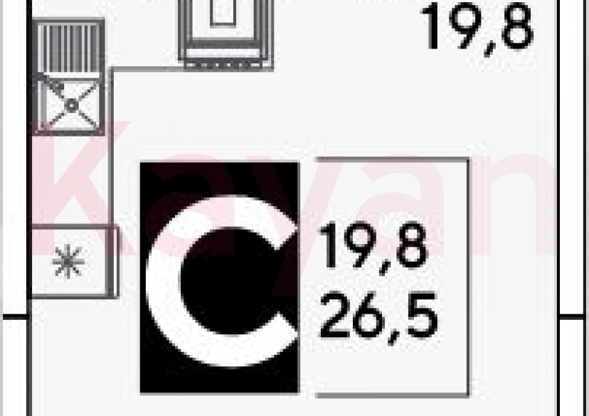 Продажа студии, 26.5 кв.м фото 0