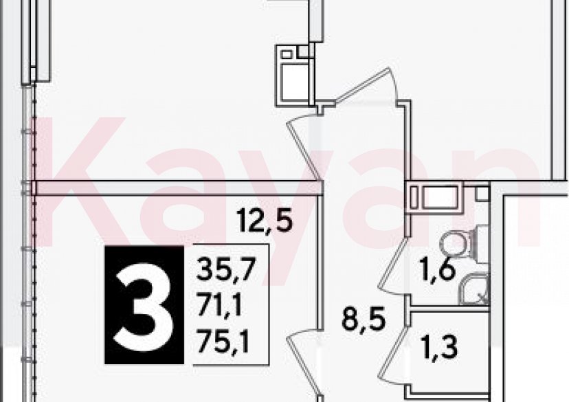 Продажа 4-комн. квартиры, 71.1 кв.м фото 0 Продажа 4-комн. квартиры, 71.1 кв.м фото 0