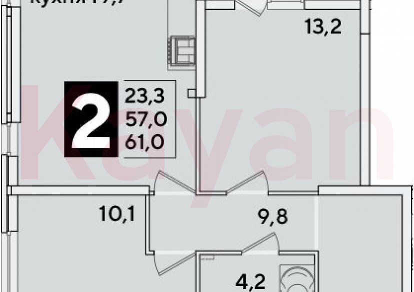 Продажа 3-комн. квартиры, 57 кв.м фото 0 Продажа 3-комн. квартиры, 57 кв.м фото 0