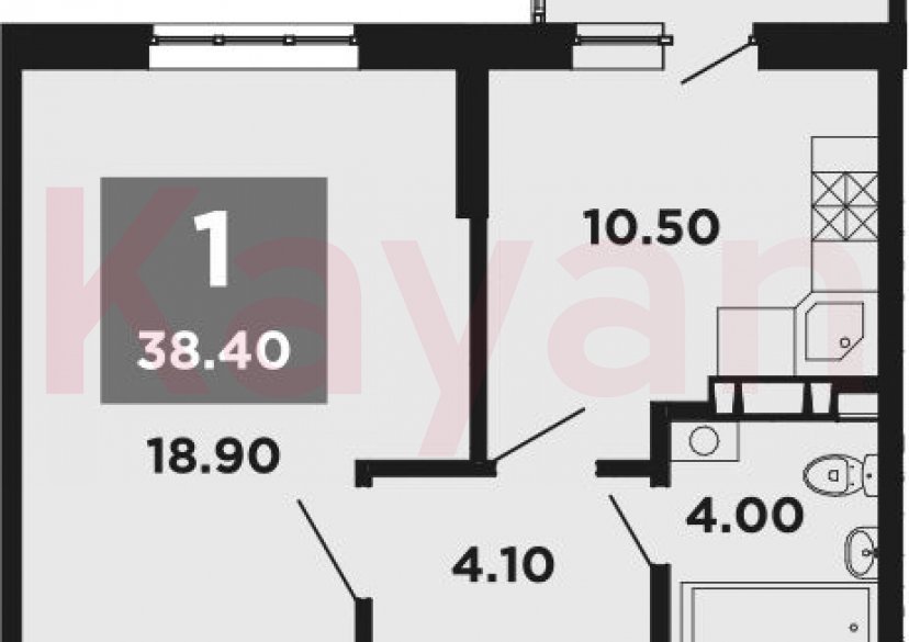Продажа 1-комн. квартиры, 37.1 кв.м фото 0 Продажа 1-комн. квартиры, 37.1 кв.м фото 0