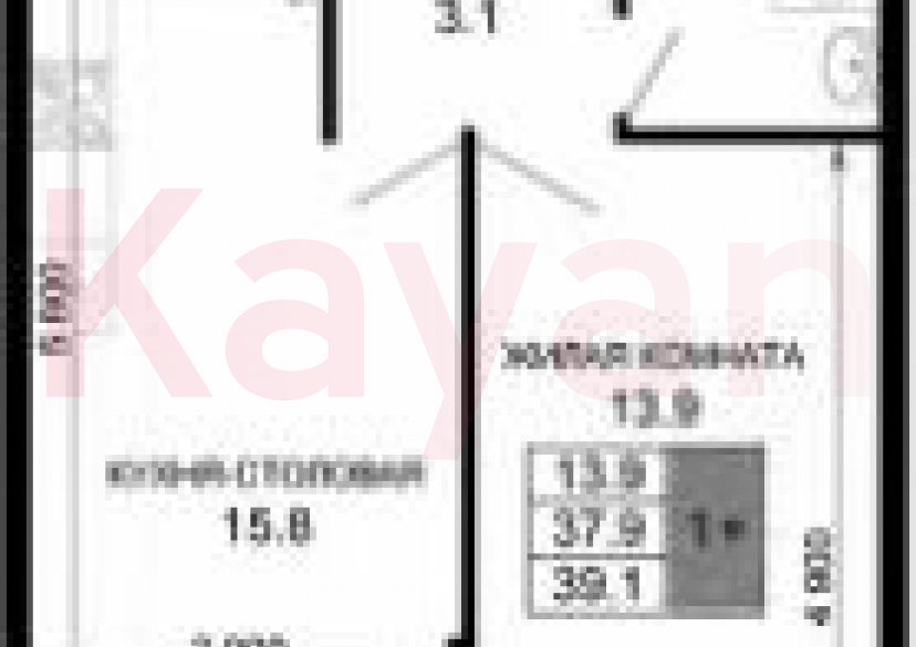 Продажа 2-комн. квартиры, 37.9 кв.м фото 0 Продажа 2-комн. квартиры, 37.9 кв.м фото 0