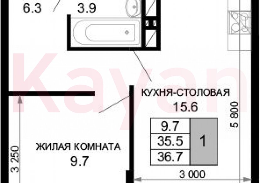 Продажа 1-комн. квартиры, 35.5 кв.м фото 0 Продажа 1-комн. квартиры, 35.5 кв.м фото 0