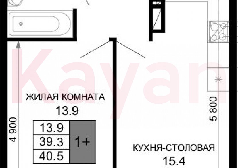 Продажа 2-комн. квартиры, 39.3 кв.м фото 0 Продажа 2-комн. квартиры, 39.3 кв.м фото 0