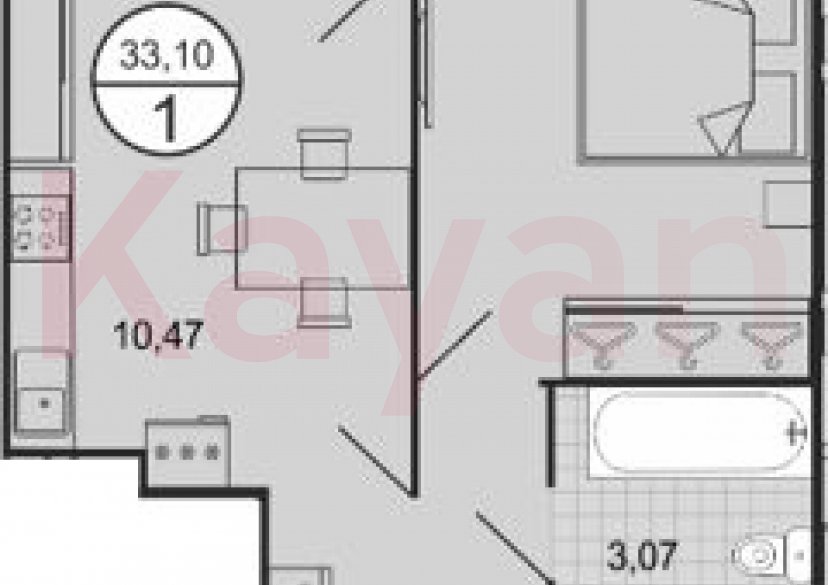 Продажа 1-комн. квартиры, 30.28 кв.м фото 0 Продажа 1-комн. квартиры, 30.28 кв.м фото 0