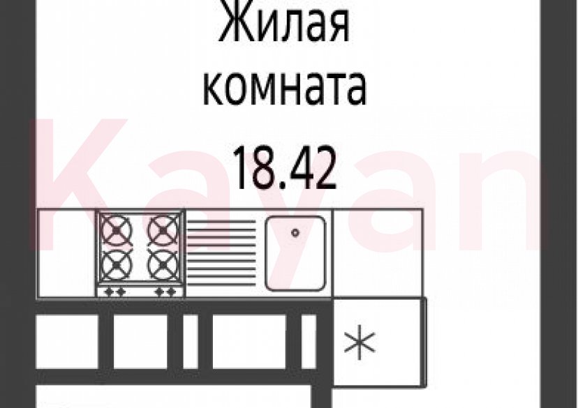 Продажа студии, 22.54 кв.м фото 0