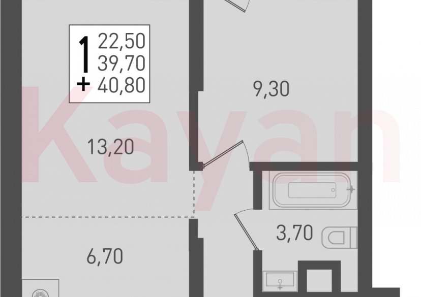 Продажа 2-комн. квартиры, 40.3 кв.м фото 0