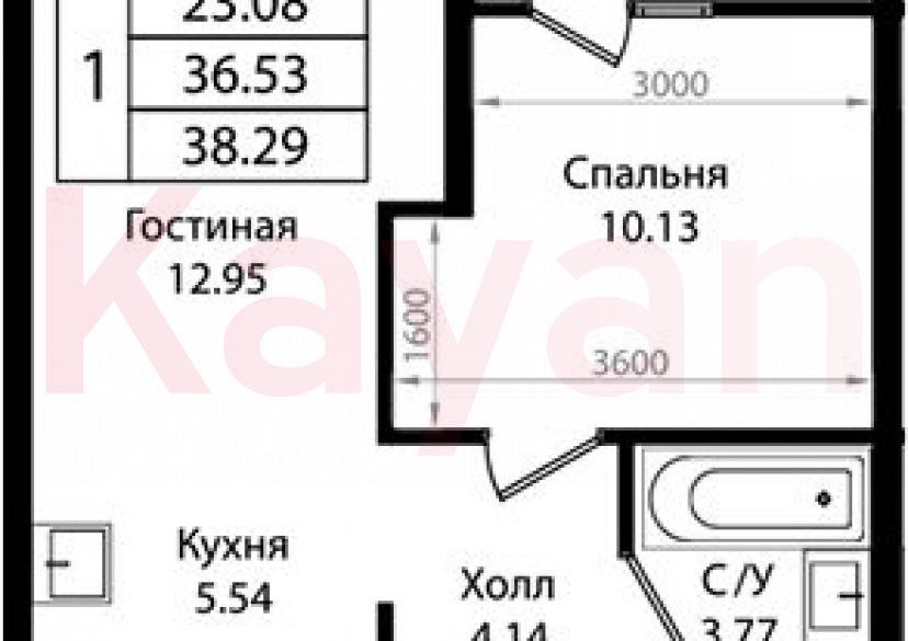 Продажа 2-комн. квартиры, 36.53 кв.м фото 0 Продажа 2-комн. квартиры, 36.53 кв.м фото 0