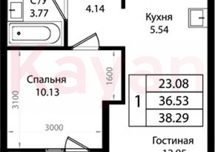 Продажа 2-комн. квартиры, 36.53 кв.м фото 0 Продажа 2-комн. квартиры, 36.53 кв.м фото 0