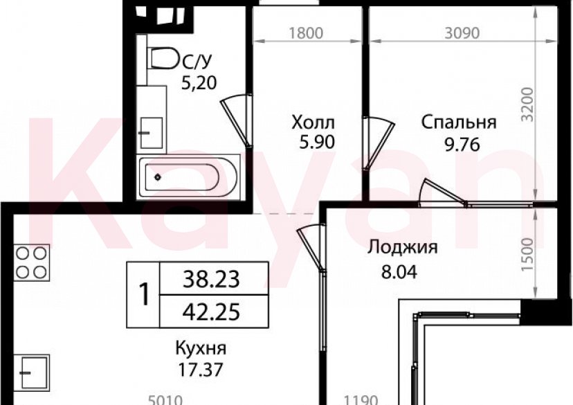 Продажа 2-комн. квартиры, 38.23 кв.м фото 0 Продажа 2-комн. квартиры, 38.23 кв.м фото 0