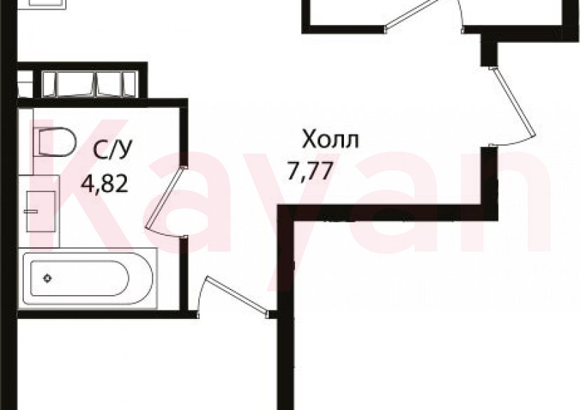 Продажа 3-комн. квартиры, 54.84 кв.м фото 0