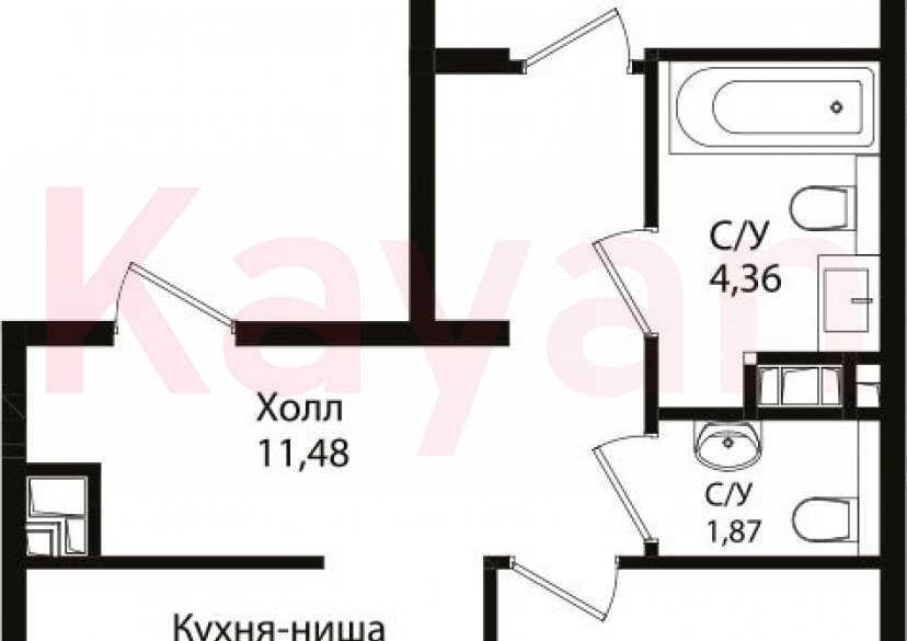 Продажа 3-комн. квартиры, 54.76 кв.м фото 0