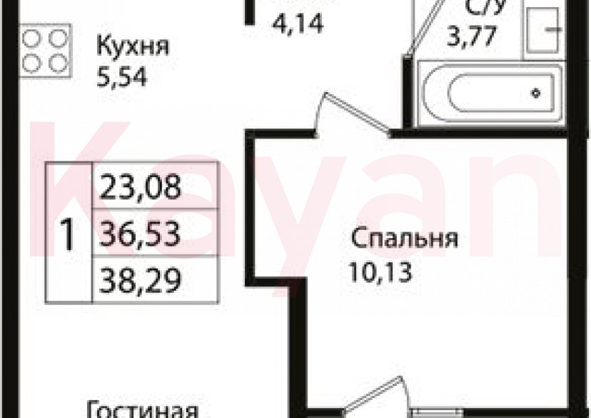 Продажа 2-комн. квартиры, 36.53 кв.м фото 0 Продажа 2-комн. квартиры, 36.53 кв.м фото 0