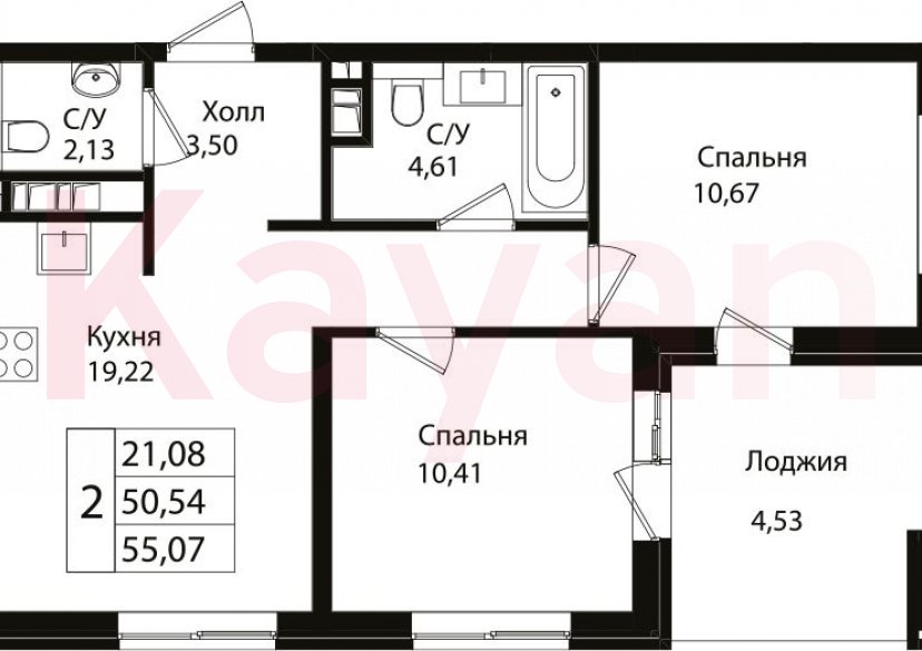 Продажа 3-комн. квартиры, 50.54 кв.м фото 0 Продажа 3-комн. квартиры, 50.54 кв.м фото 0