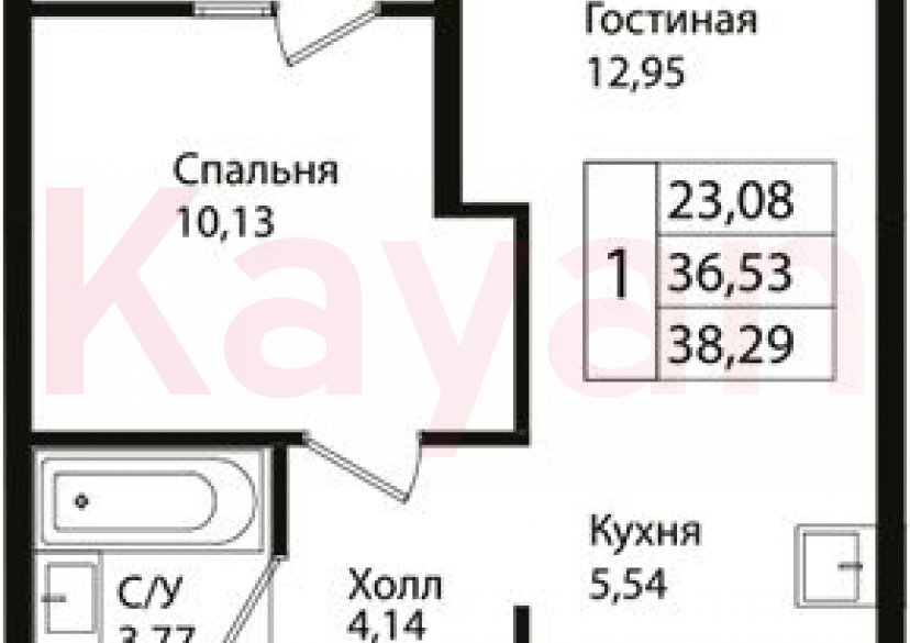 Продажа 2-комн. квартиры, 36.53 кв.м фото 0 Продажа 2-комн. квартиры, 36.53 кв.м фото 0