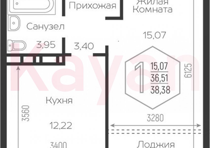 Продажа 1-комн. квартиры, 34.64 кв.м фото 0 Продажа 1-комн. квартиры, 34.64 кв.м фото 0