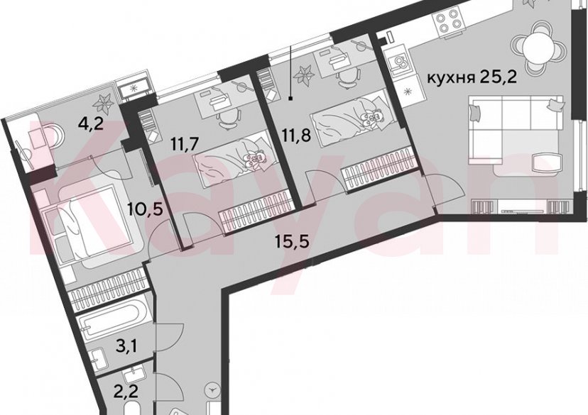 Продажа 4-комн. квартиры, 80 кв.м фото 0 Продажа 4-комн. квартиры, 80 кв.м фото 0