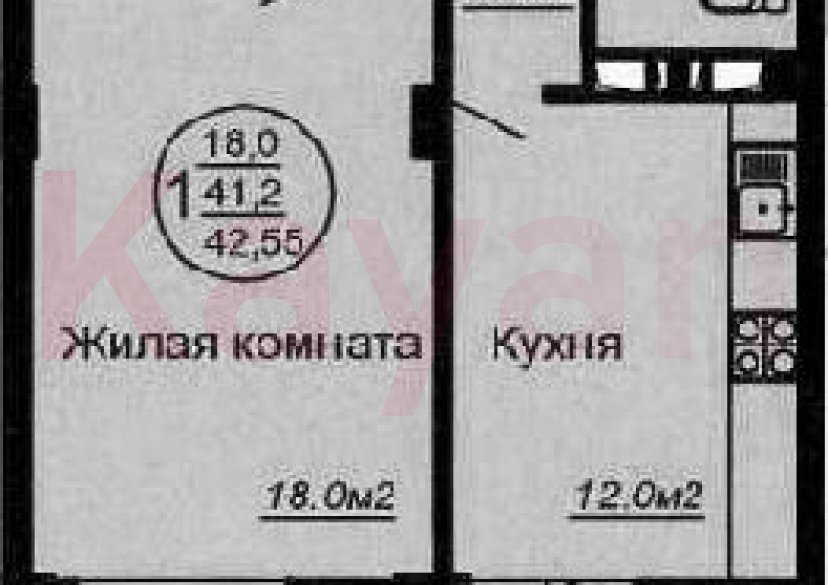 Продажа 1-комн. квартиры, 43.75 кв.м фото 0 Продажа 1-комн. квартиры, 43.75 кв.м фото 0