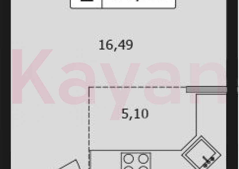 Продажа студии, 29.48 кв.м фото 0