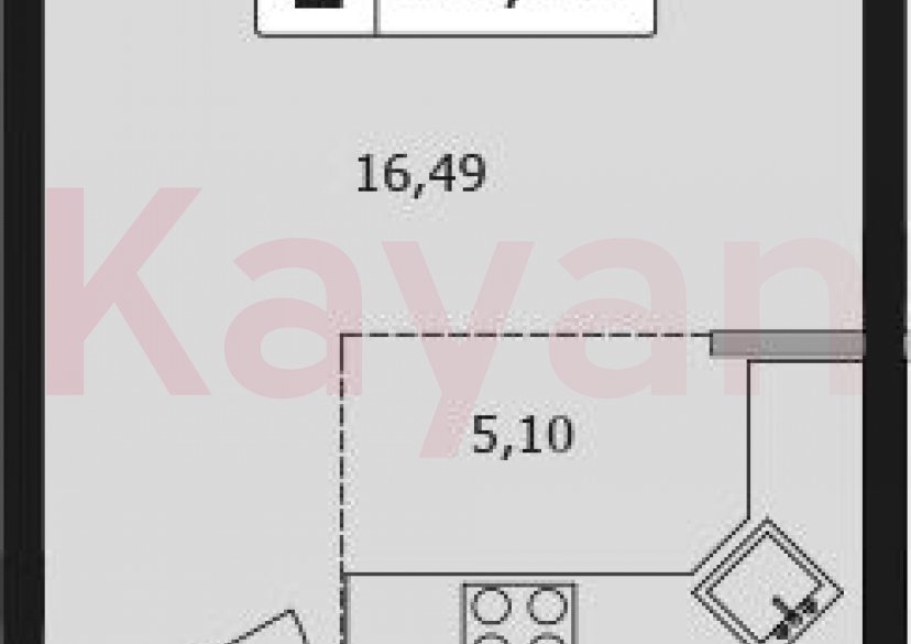 Продажа студии, 32.1 кв.м фото 0