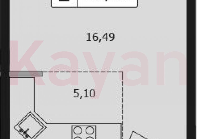 Продажа студии, 32.1 кв.м фото 0