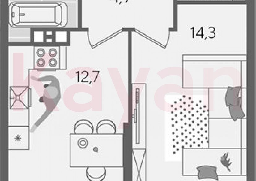 Продажа 1-комн. квартиры, 38.2 кв.м фото 0 Продажа 1-комн. квартиры, 38.2 кв.м фото 0