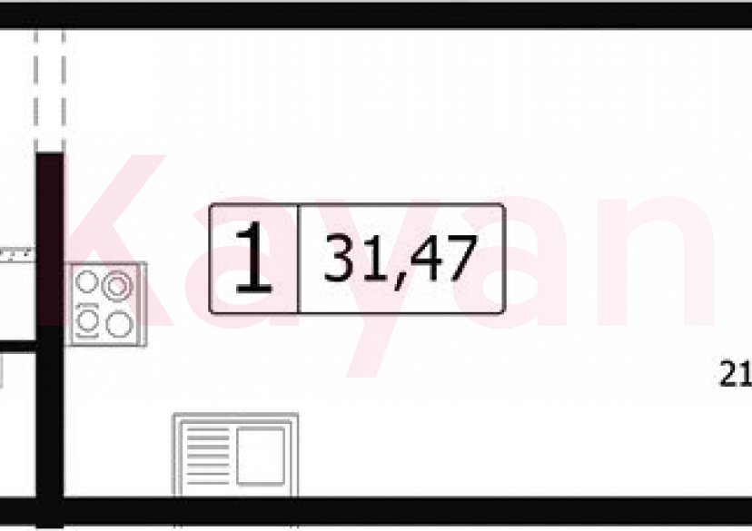 Продажа студии, 29.98 кв.м фото 0 Продажа студии, 29.98 кв.м фото 0