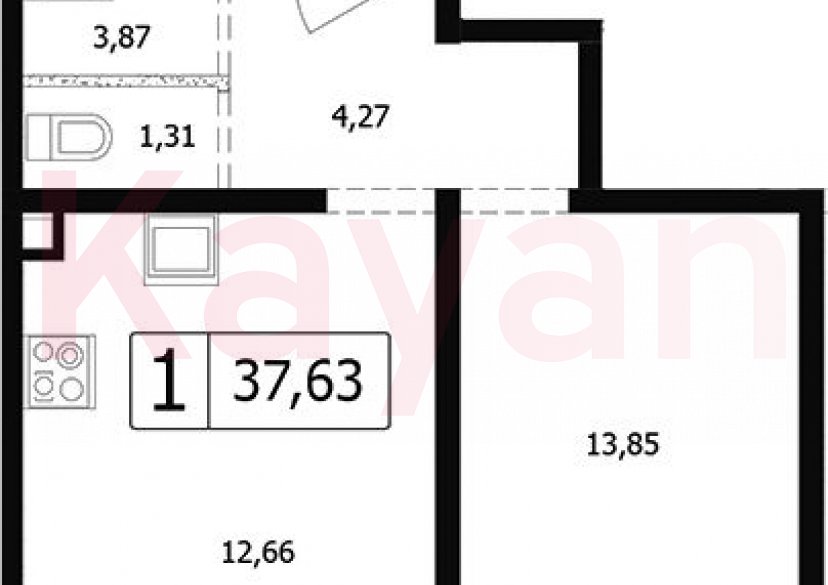 Продажа 1-комн. квартиры, 35.96 кв.м фото 0 Продажа 1-комн. квартиры, 35.96 кв.м фото 0