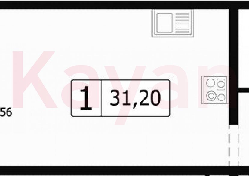 Продажа студии, 28.15 кв.м фото 0 Продажа студии, 28.15 кв.м фото 0