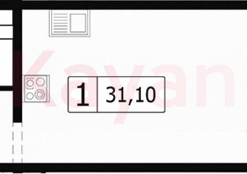 Продажа студии, 28.15 кв.м фото 0 Продажа студии, 28.15 кв.м фото 0