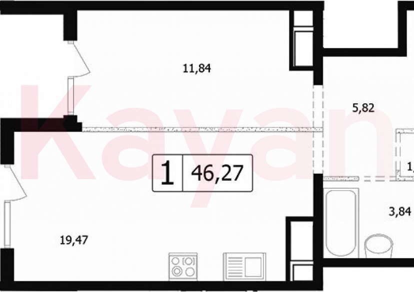 Продажа 2-комн. квартиры, 39.61 кв.м фото 0 Продажа 2-комн. квартиры, 39.61 кв.м фото 0