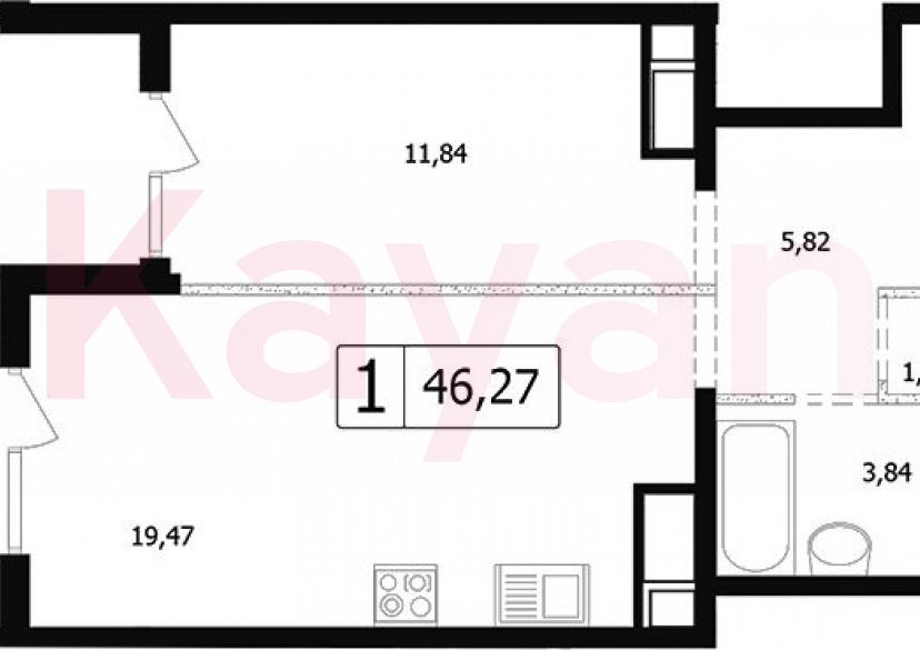 Продажа 2-комн. квартиры, 39.71 кв.м фото 0 Продажа 2-комн. квартиры, 39.71 кв.м фото 0